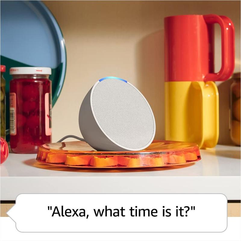 Alto-Falante Inteligente Amazon Echo Pop com Alexa - Charcoal